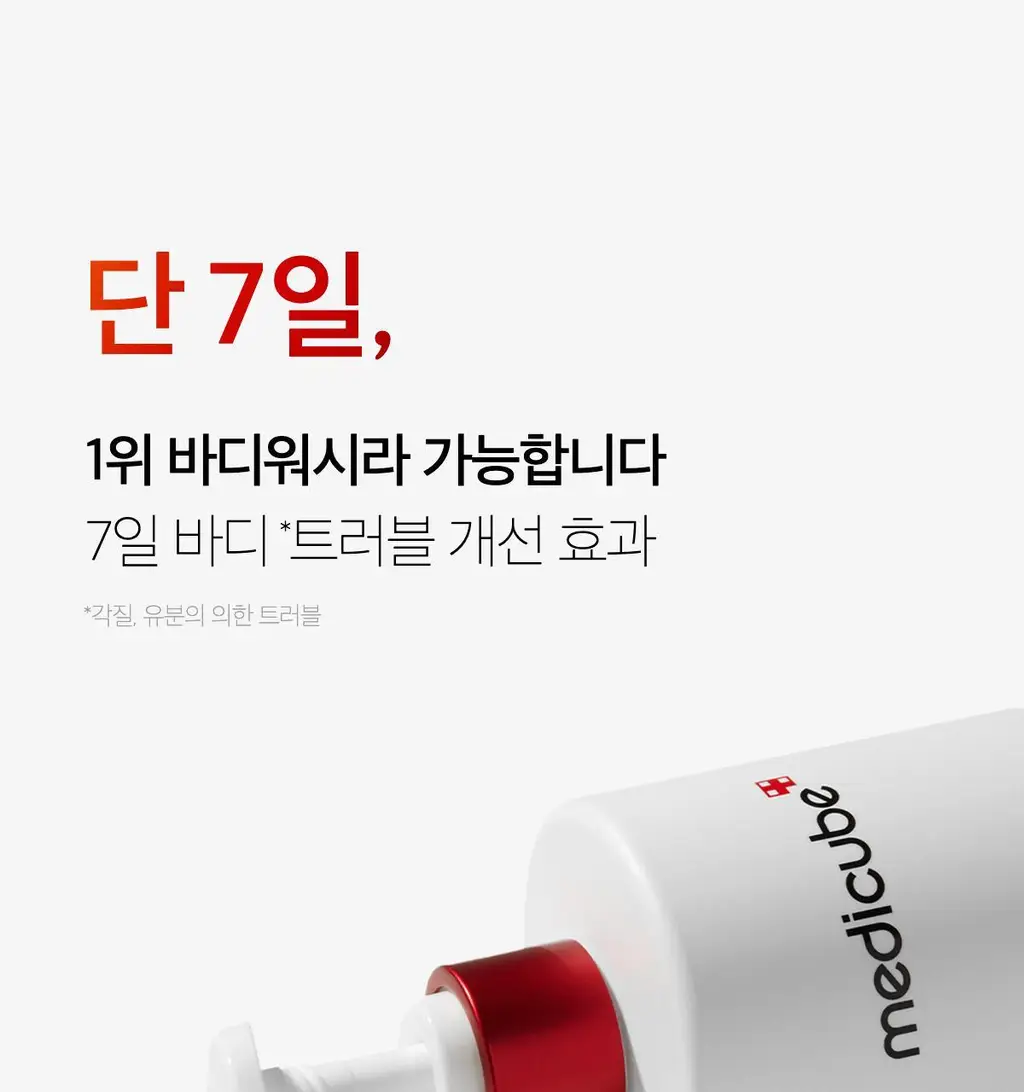 [등드름 바디워시] 메디큐브 레드 아크네 바디워시 400g 상세페이지 3